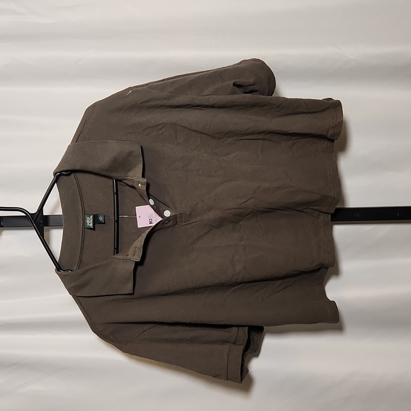 wild fable Tops - NWT WILD FABLE Green Boxy Cropped Polo